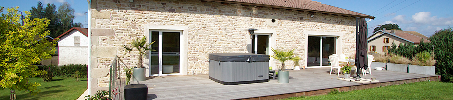 Terrasse, bardage, pare-vue, bois classe IV, sur-mesure Vosges  Alsace Lorraine